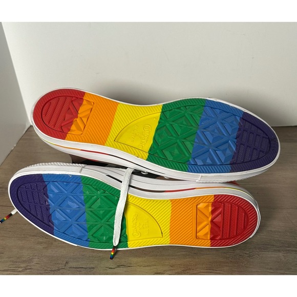 Converse Chuck Taylor All Star Pride Diversity High Top Rainbow Sneakers M9 W11 - Picture 6 of 8